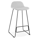 paris prix Tabouret de Bar Design "Holand" 95cm Gris & Noir
