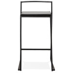 Paris Prix Tabouret De Bar Design Industriel "Line" 76cm Noir