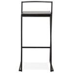 Paris Prix Tabouret De Bar Design Industriel "Line" 87cm Noir