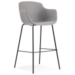 paris prix Tabouret de Bar Design "Largesa" 107cm Gris