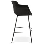 Paris Prix Tabouret De Bar Design "Largesa" 107cm Noir