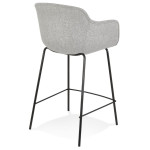 Paris Prix Tabouret De Bar Design "Largesa" 97cm Gris