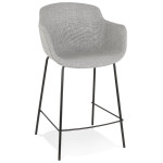 paris prix Tabouret de Bar Design "Largesa" 97cm Gris