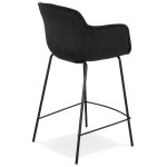Paris Prix Tabouret De Bar Design "Largesa" 97cm Noir
