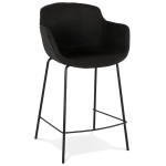 paris prix Tabouret de Bar Design "Largesa" 97cm Noir