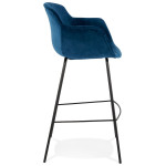 Paris Prix Tabouret De Bar Design "Laziera" 107cm Bleu