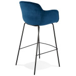 Paris Prix Tabouret De Bar Design "Laziera" 107cm Bleu