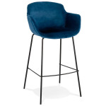 paris prix Tabouret de Bar Design "Laziera" 107cm Bleu