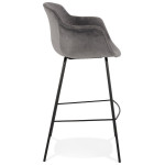 Paris Prix Tabouret De Bar Design "Laziera" 107cm Gris