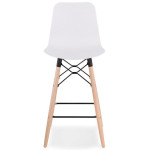Paris Prix Tabouret De Bar Design "Marlina" 108cm Blanc