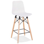 paris prix Tabouret de Bar Design "Marlina" 108cm Blanc