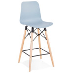 paris prix Tabouret de Bar Design "Marlina" 108cm Bleu