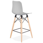 Paris Prix Tabouret De Bar Design "Marlina" 108cm Gris
