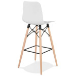 Paris Prix Tabouret De Bar Design "Marlina" 112cm Blanc