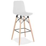 paris prix Tabouret de Bar Design "Marlina" 112cm Blanc