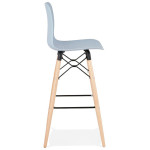 Paris Prix Tabouret De Bar Design "Marlina" 112cm Bleu