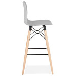 Paris Prix Tabouret De Bar Design "Marlina" 112cm Gris