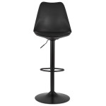 Paris Prix Tabouret De Bar Design "Matrioka" 123cm Noir