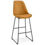 paris prix Tabouret de Bar Design "Mayaso" 119cm Moutarde