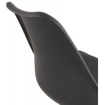 Paris Prix Tabouret De Bar Design "Mitchell" 105cm Noir