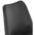 Paris Prix Tabouret De Bar Design "Mitchell" 105cm Noir & Blanc