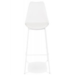 Paris Prix Tabouret De Bar Design "Mitchell" 115cm Blanc