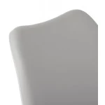 Paris Prix Tabouret De Bar Design "Mitchell" 115cm Gris & Blanc