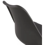 Paris Prix Tabouret De Bar Design "Mitchell" 115cm Noir