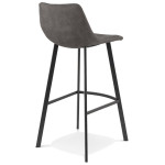 Paris Prix Tabouret De Bar Design "Otifa" 100cm Gris Foncé
