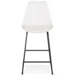 Paris Prix Tabouret De Bar Design "Overly" 109cm Blanc & Noir