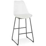 paris prix Tabouret de Bar Design "Overly" 119cm Blanc & Noir