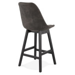 Paris Prix Tabouret De Bar Design "Peina" 103cm Gris & Noir