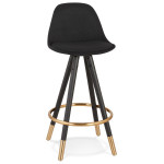paris prix Tabouret de Bar Design "Ratima" 87cm Noir & Or