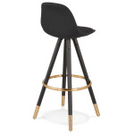 Paris Prix Tabouret De Bar Design "Ratima" 97cm Noir & Or