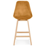 Paris Prix Tabouret De Bar Design "Sezera" 103cm Moutarde