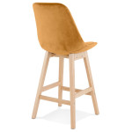 Paris Prix Tabouret De Bar Design "Sezera" 103cm Moutarde