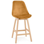 paris prix Tabouret de Bar Design "Sezera" 103cm Moutarde