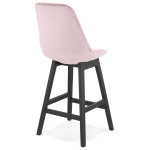 Paris Prix Tabouret De Bar Design "Sezera" 103cm Rose & Noir