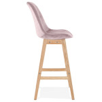 Paris Prix Tabouret De Bar Design "Sezera" 113cm Rose