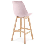 Paris Prix Tabouret De Bar Design "Sezera" 113cm Rose