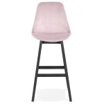 Paris Prix Tabouret De Bar Design "Sezera" 113cm Rose & Noir