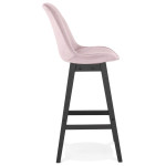 Paris Prix Tabouret De Bar Design "Sezera" 113cm Rose & Noir