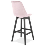 Paris Prix Tabouret De Bar Design "Sezera" 113cm Rose & Noir