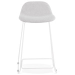 Paris Prix Tabouret De Bar Design "Sochi" 85cm Gris & Blanc