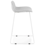 Paris Prix Tabouret De Bar Design "Sochi" 85cm Gris & Blanc