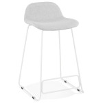 paris prix Tabouret de Bar Design "Sochi" 85cm Gris & Blanc