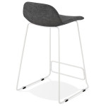 Paris Prix Tabouret De Bar Design "Sochi" 85cm Gris Foncé & Blanc