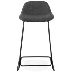 Paris Prix Tabouret De Bar Design "Sochi" 85cm Gris Foncé & Noir