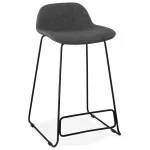 paris prix Tabouret de Bar Design "Sochi" 85cm Gris Foncé & Noir