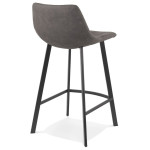 Paris Prix Tabouret De Bar Design "Souvana" 90cm Gris Foncé